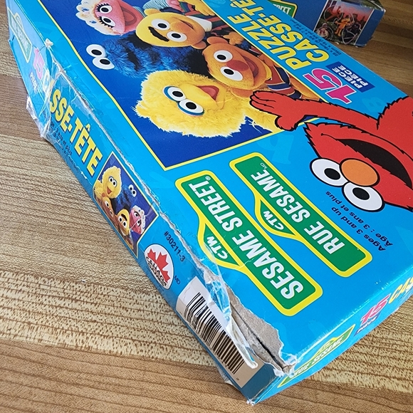 2 vintage sesame street toddler puzzles - Picture 3 of 4